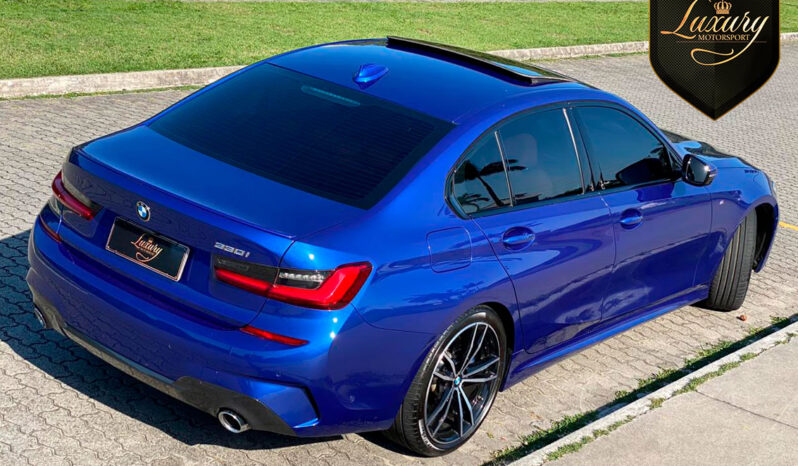 BMW 330i 2020 Azul M-Sport completo